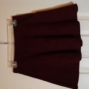 Maroon Floral Skirt